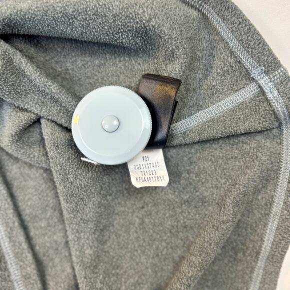 North Face TNF Gray Quarter Zip Fleece Pullover Women's Large Outdoor Gorpcore - Picture 13 of 13